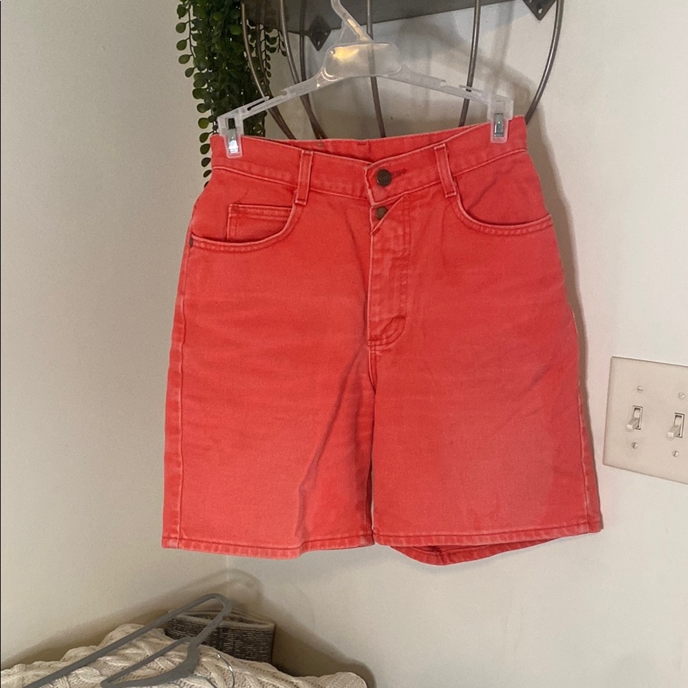 Vintage Lee Denim High Waisted Shorts - Picture 4 of 9